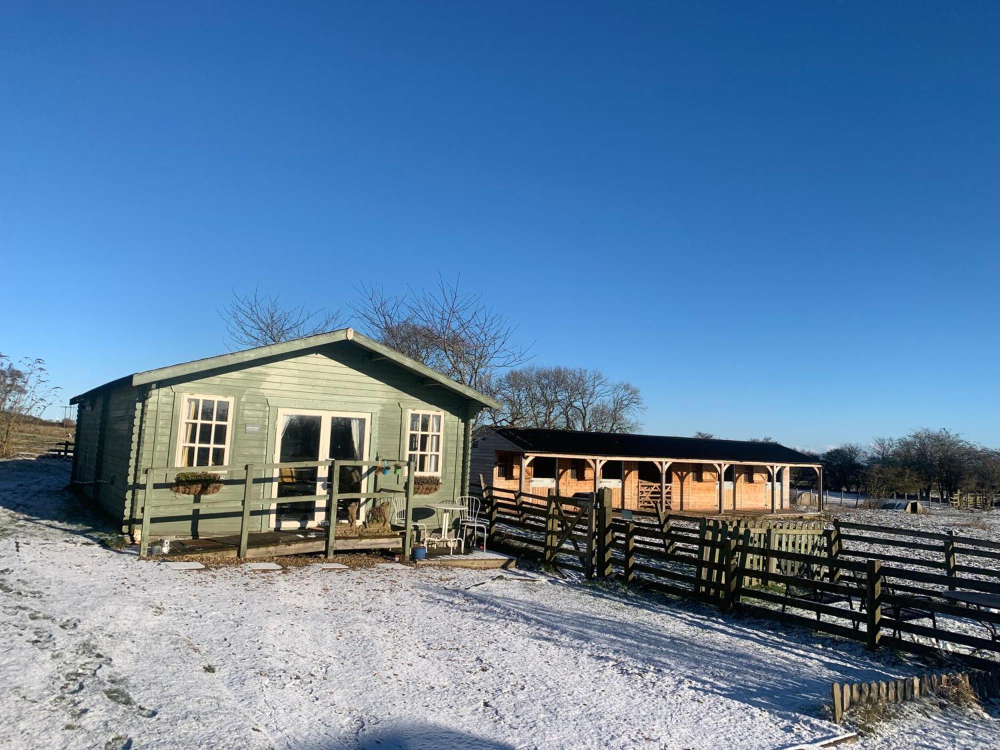 Owls Nest Log Cabin Morpeth Exterior foto